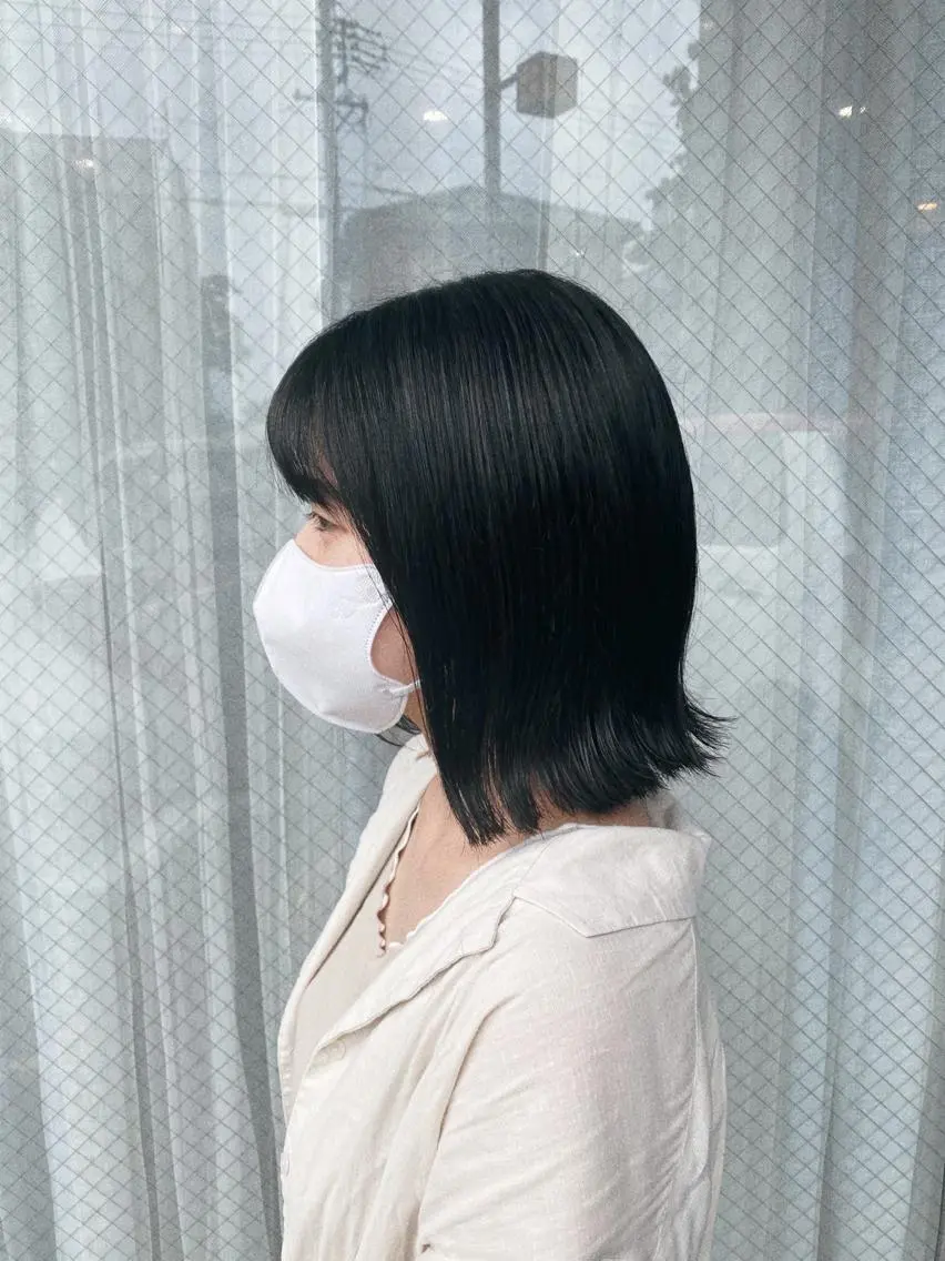 ミディアム 高浜 夕海のヘアスタイル