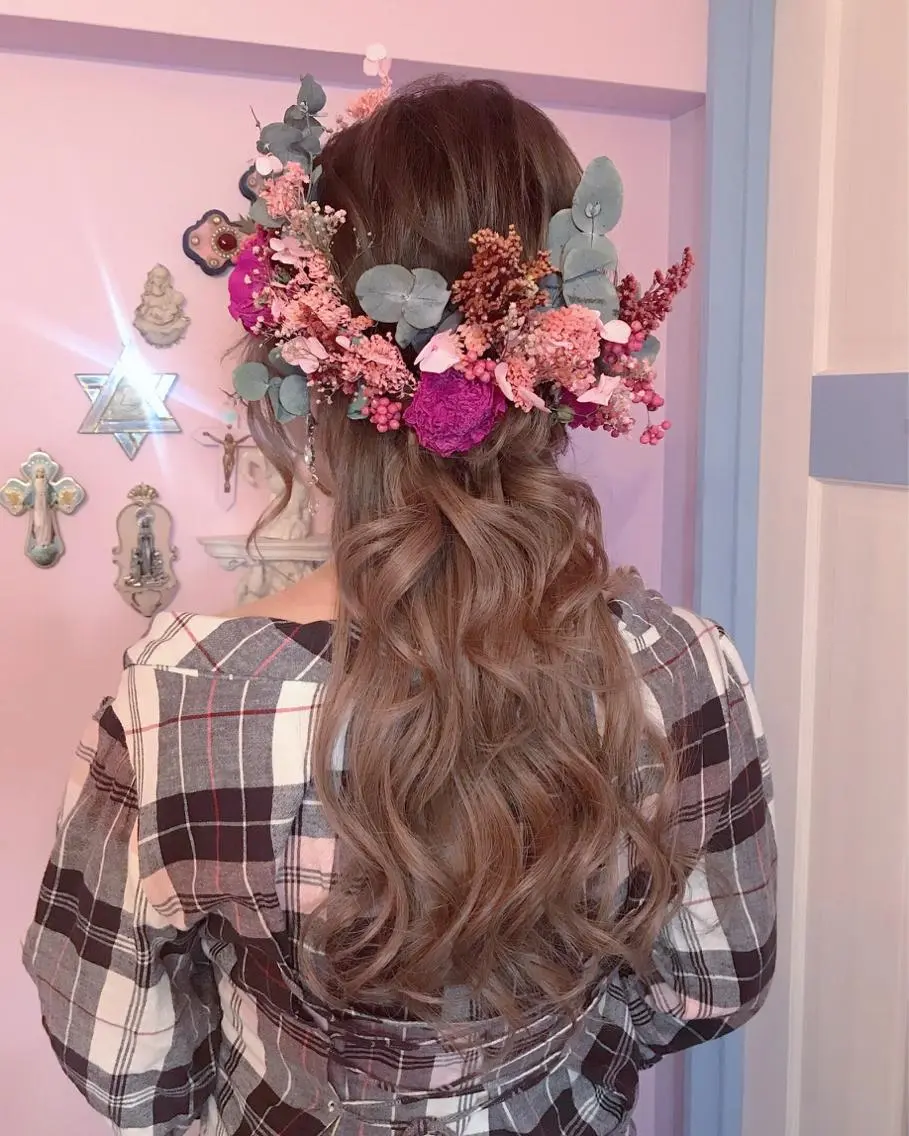 ロング ヘアアレンジ 錦糸町駅前サロン🎀 髪質改善千早のヘアスタイル