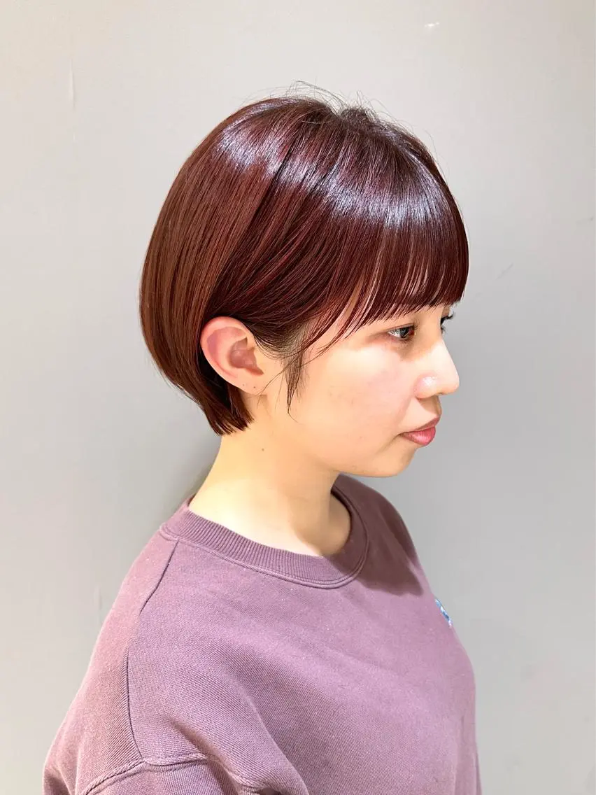 ショート ショートボブ ハンサムショート 丸みショート ボブ ショートヘア 荻窪/ショートヘア✨ ショートボブ長松大哉のヘアスタイル