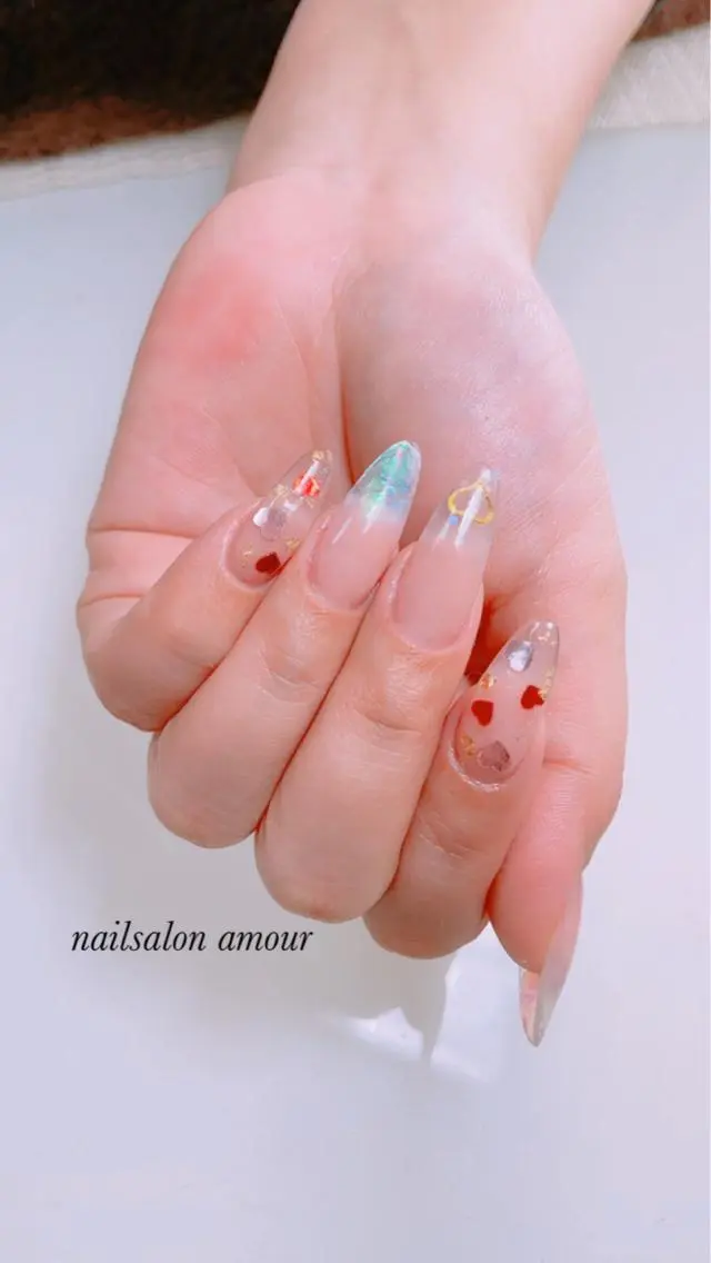 ネイル バレンタイン nailsalon ♡amour♡のネイルデザイン