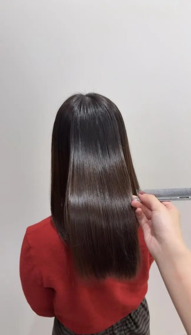 カラー セミロング ヘアカラー トリートメント 透明感美髪💙ྀི/ 髪質改善/ミナルのヘアスタイル
