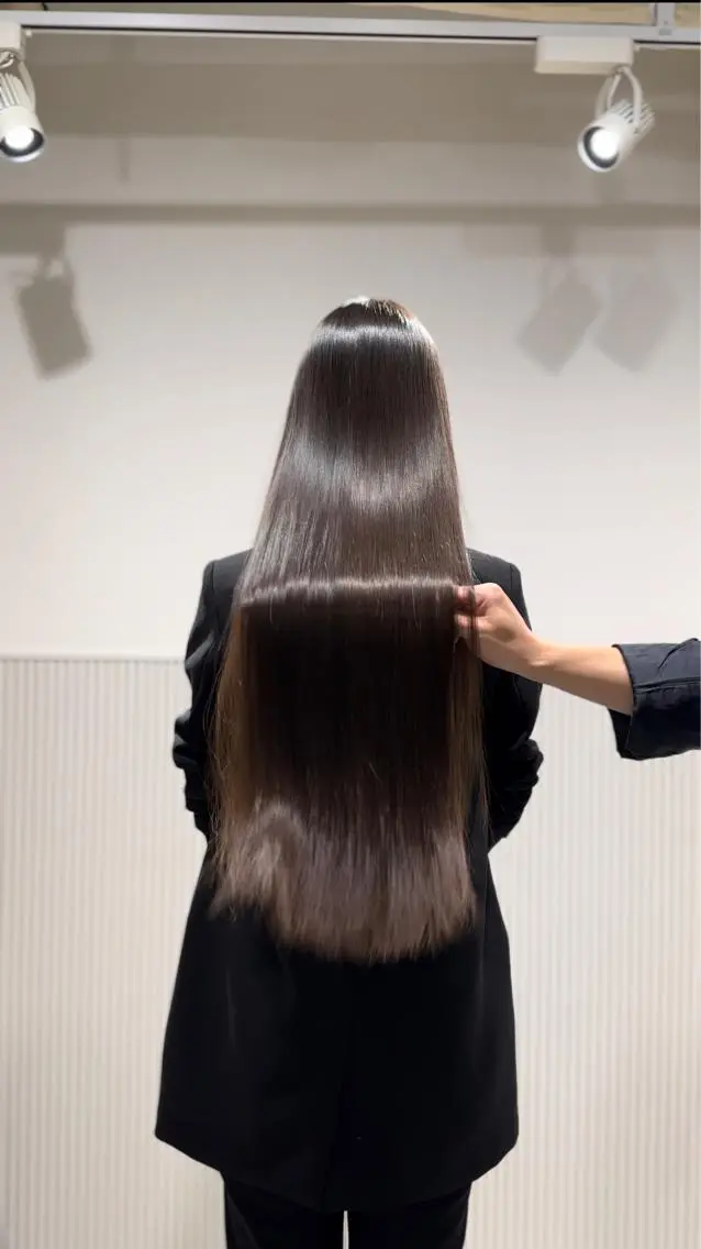 ロング 縮毛矯正 トリートメント 酸熱トリートメント 髪質改善/美髪師/ 田邊翔伍のヘアスタイル