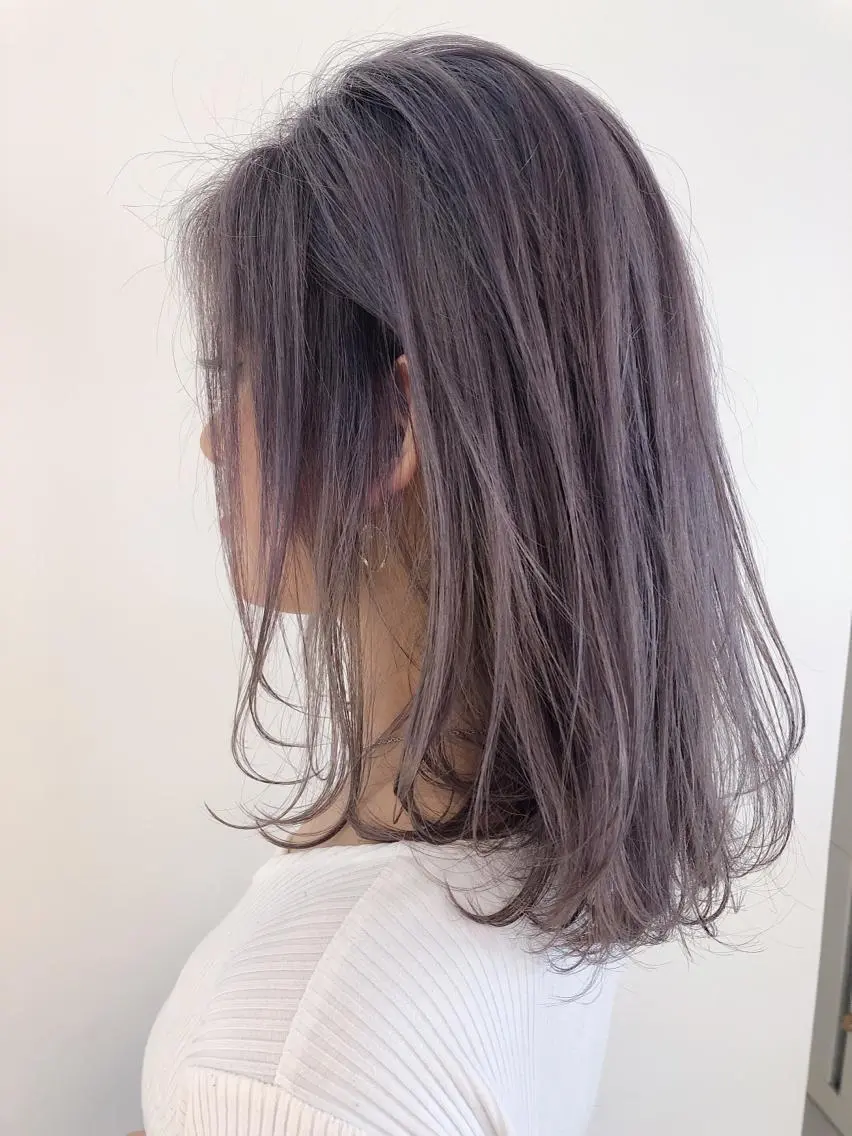 ミディアム カラー 中西倖 トップスタイリストのヘアスタイル