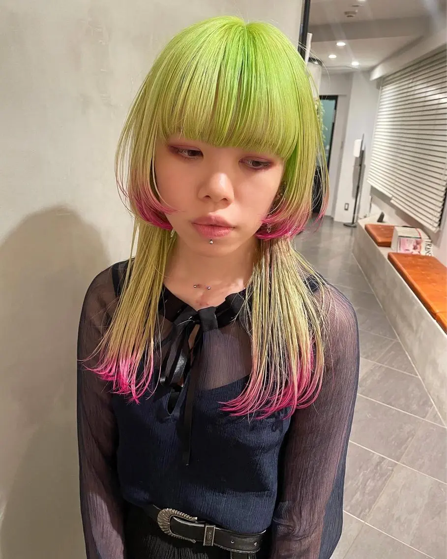 セミロング カラー ヘアカラー トリートメント 優作 〜圧倒的信頼〜のヘアスタイル