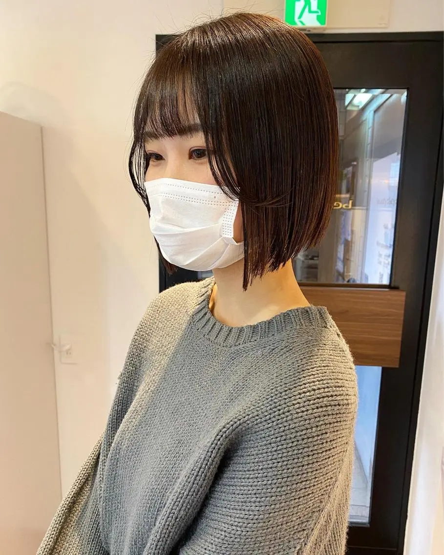 ショート カラー ヘアアレンジ カット トリートメント MOE /Zina横浜2ndのヘアスタイル