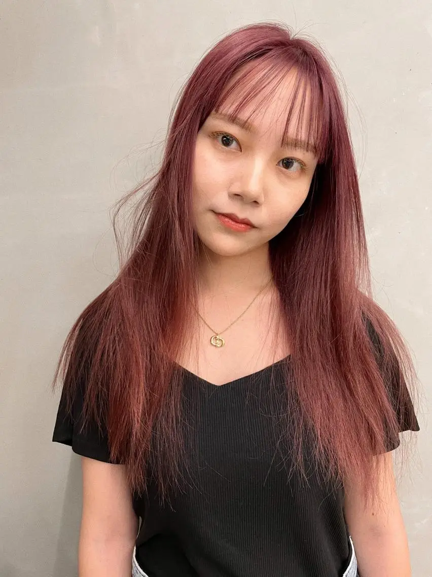 ミディアム カラー ブリーチ ヘアカラー トリートメント センスをお届けします 大谷将生infpのヘアスタイル