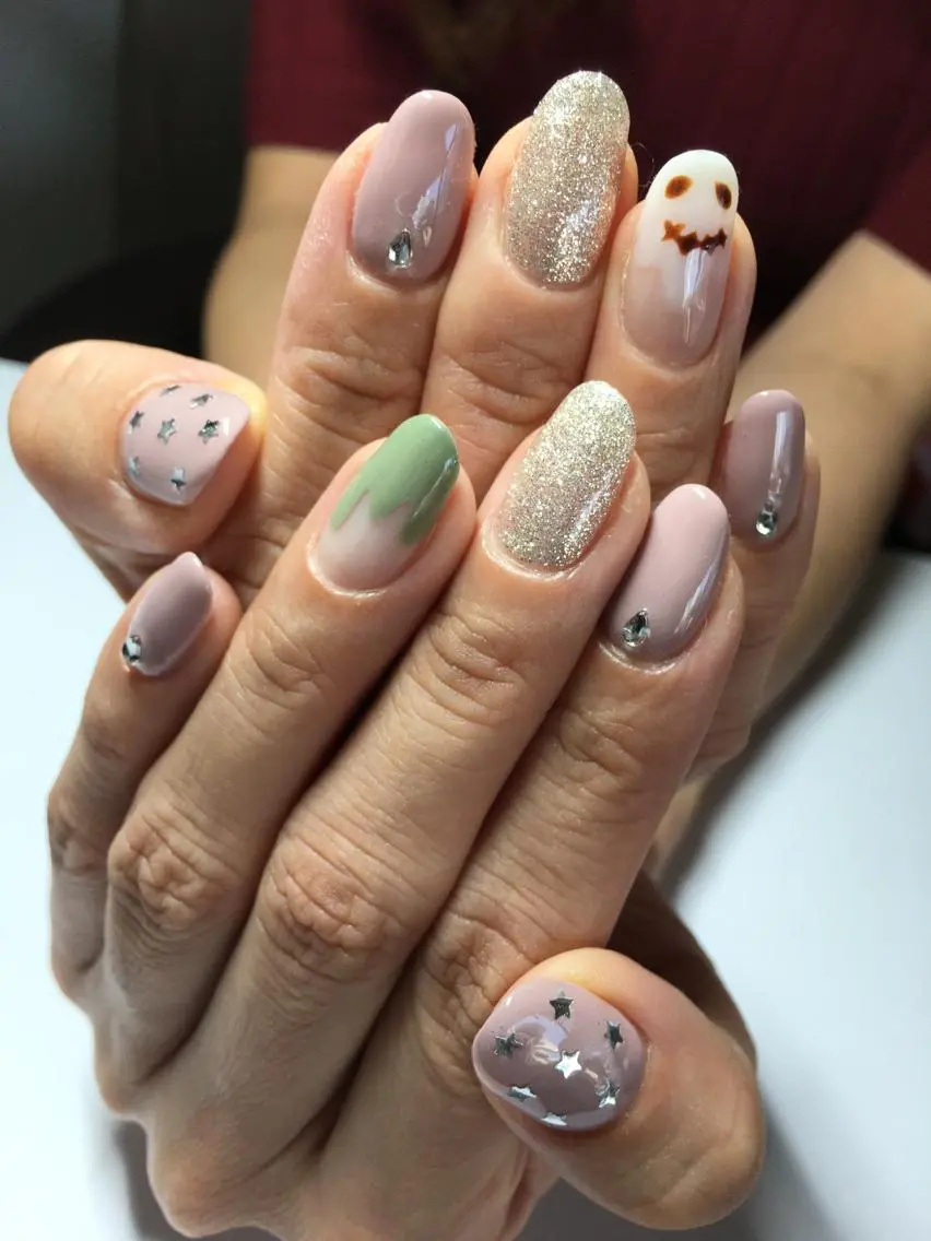ネイル ハロウィン ma cherieのネイルデザイン