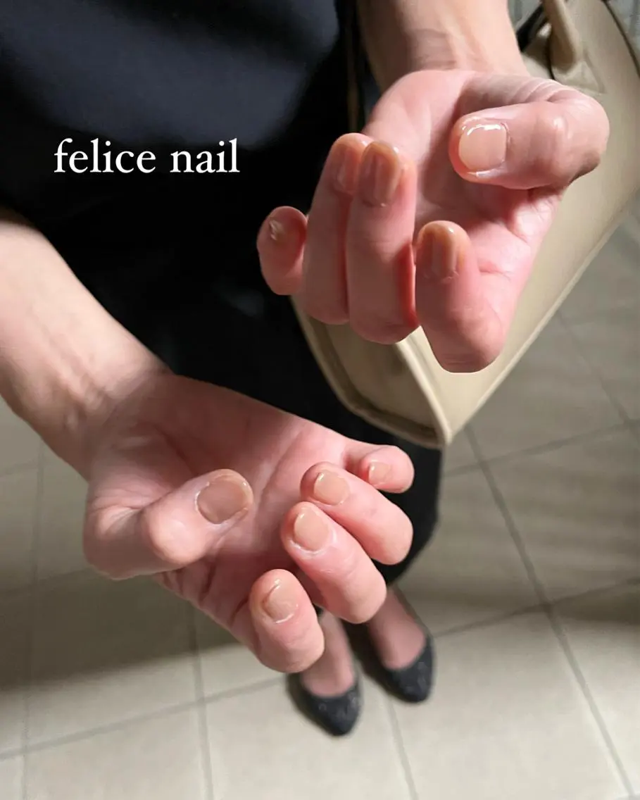 ネイル ワンカラーネイル felice nailのネイルデザイン