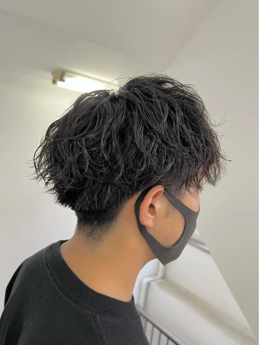 メンズ カット パーマ 🌈 YUUNA🌈のヘアスタイル