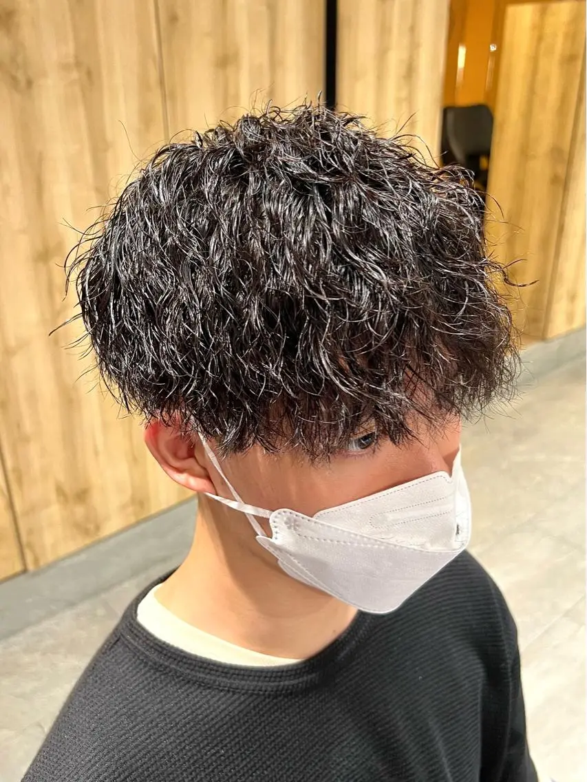 ショート パーマ メンズ メンズパーマ職人 加藤 弘貴のヘアスタイル
