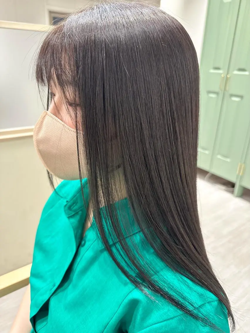 セミロング カラー 健太郎 髪質改善/透明感のヘアスタイル