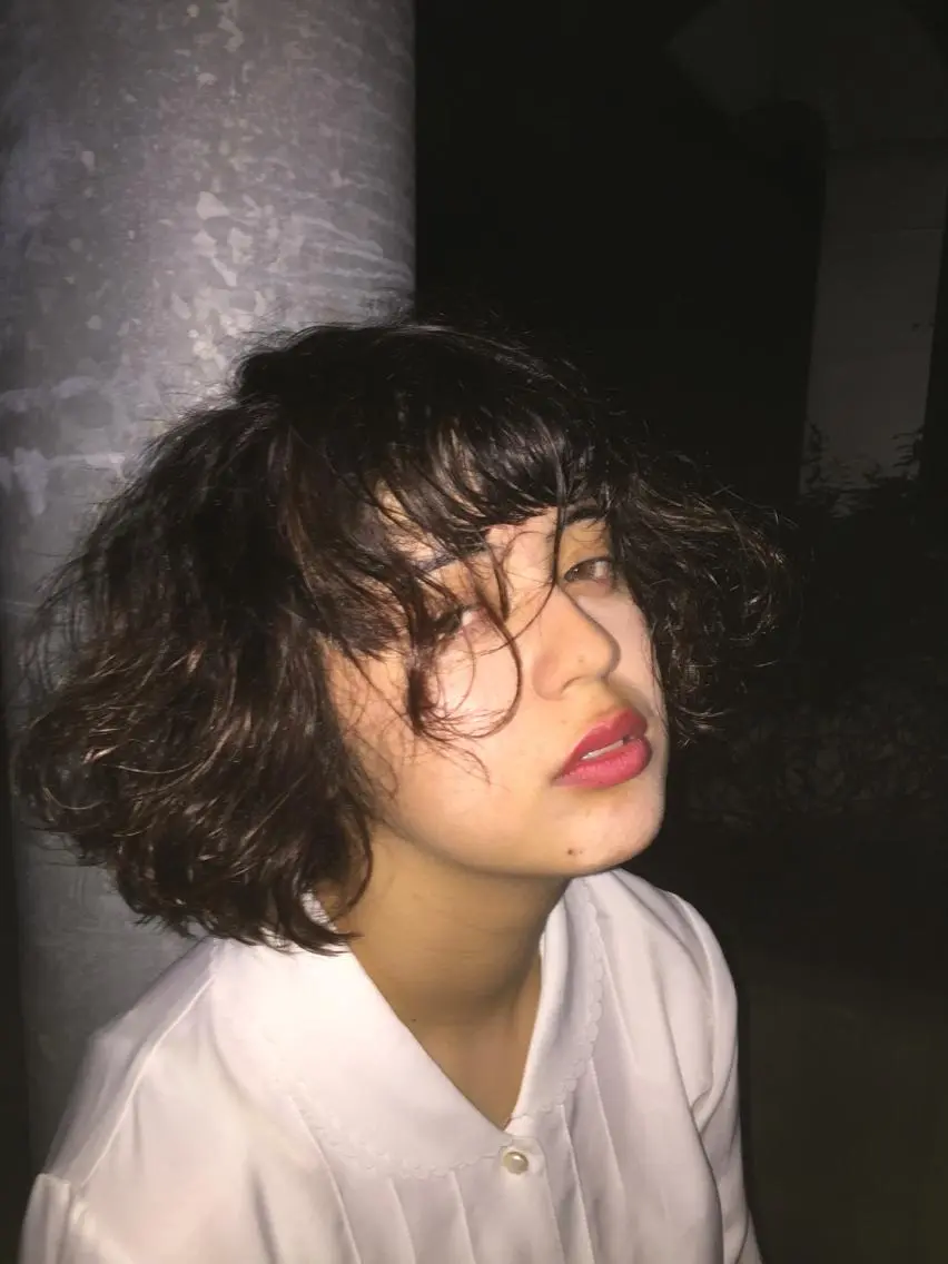 ショート カラー パーマ 🍃柔らか透け髪 /表参道/瑞希🍃のヘアスタイル