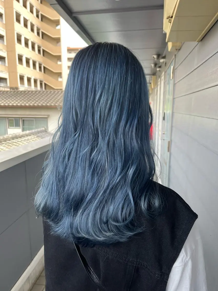 ミディアム カラー ヘアカラー 渡辺 健太のヘアスタイル