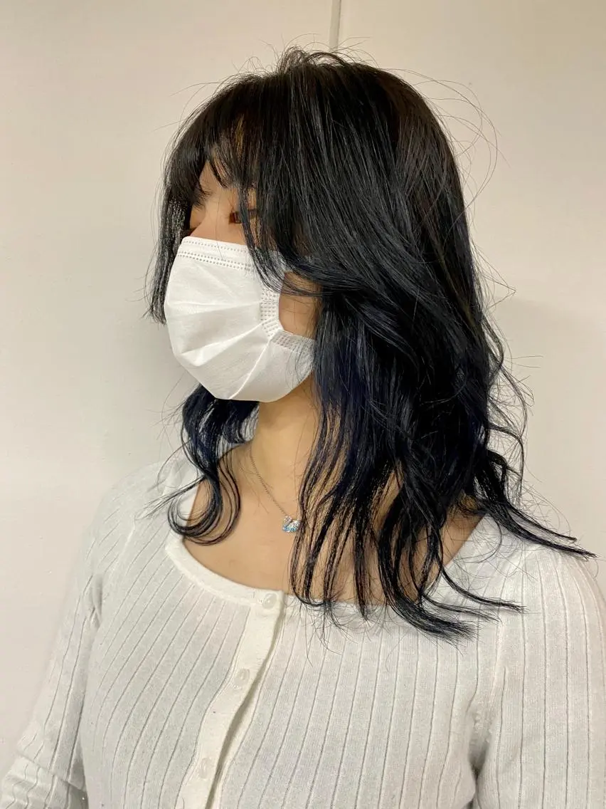 セミロング カラー KOOKI スティードトーキョーのヘアスタイル