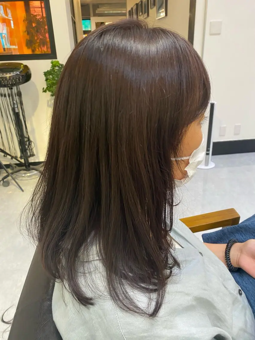 セミロング カラー ブラウンカラー CARICIA🌱 masaeのヘアスタイル