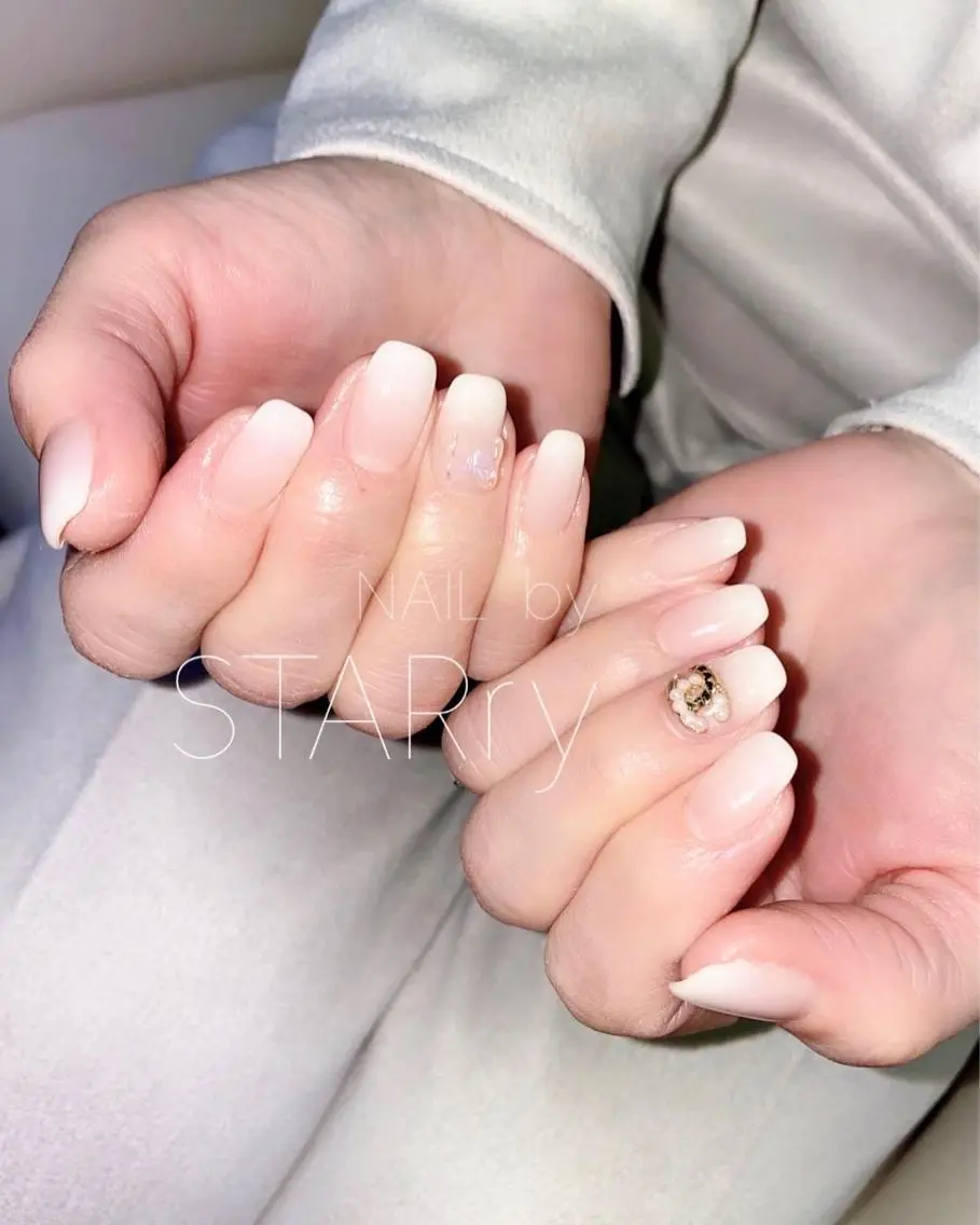 ネイル アートネイル ジェルネイル ニュアンスネイル パラジェル シンプルネイル ハンドネイル NAIL by STARry 川口のネイルデザイン