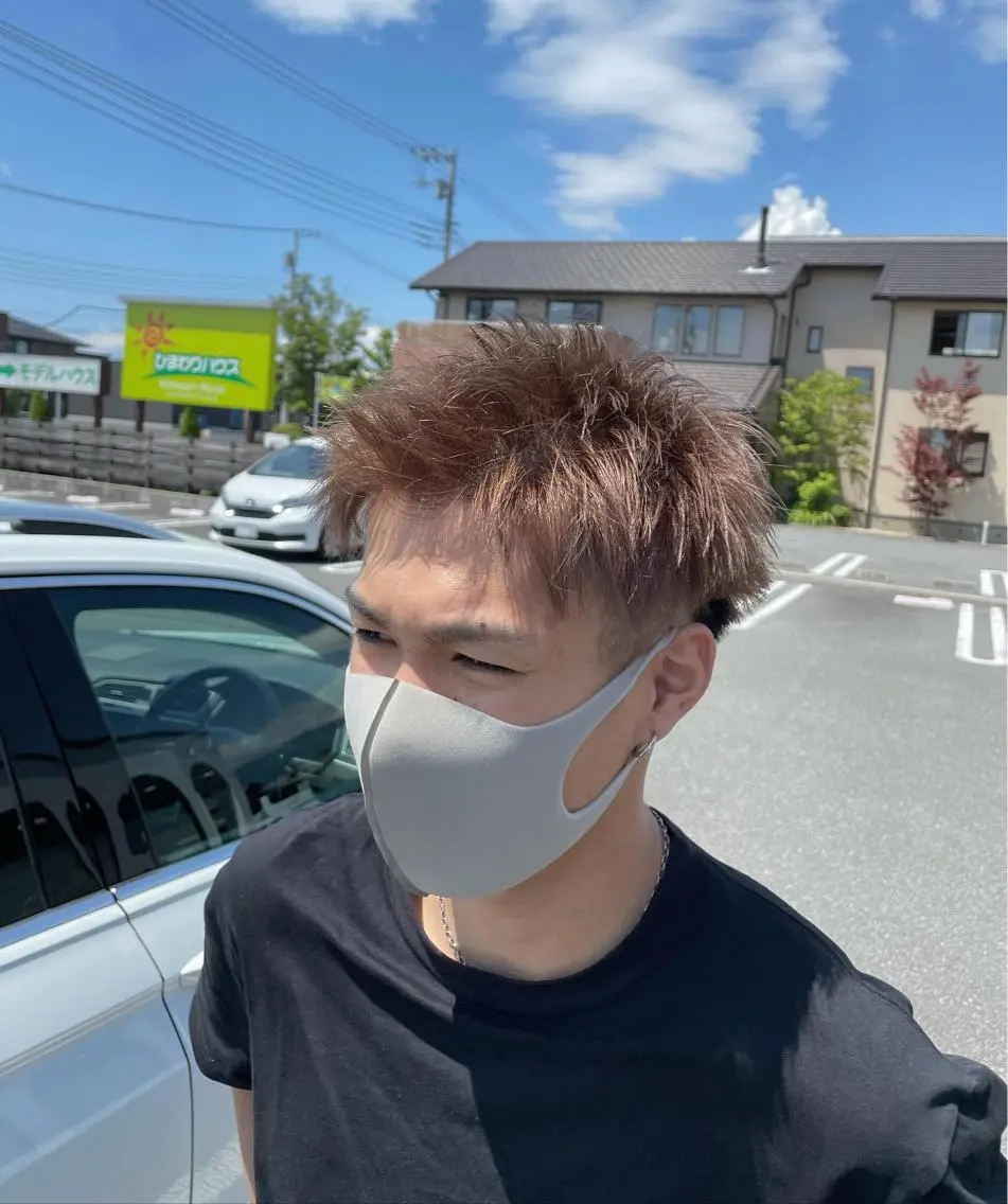 ショート カラー メンズ 竹田 京人のヘアスタイル