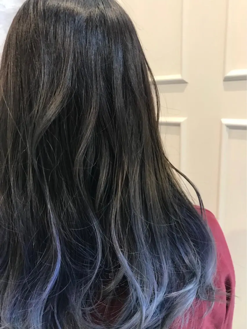セミロング カラー グラデーションカラー 🫟Blanco🫟 Color&Careのヘアスタイル