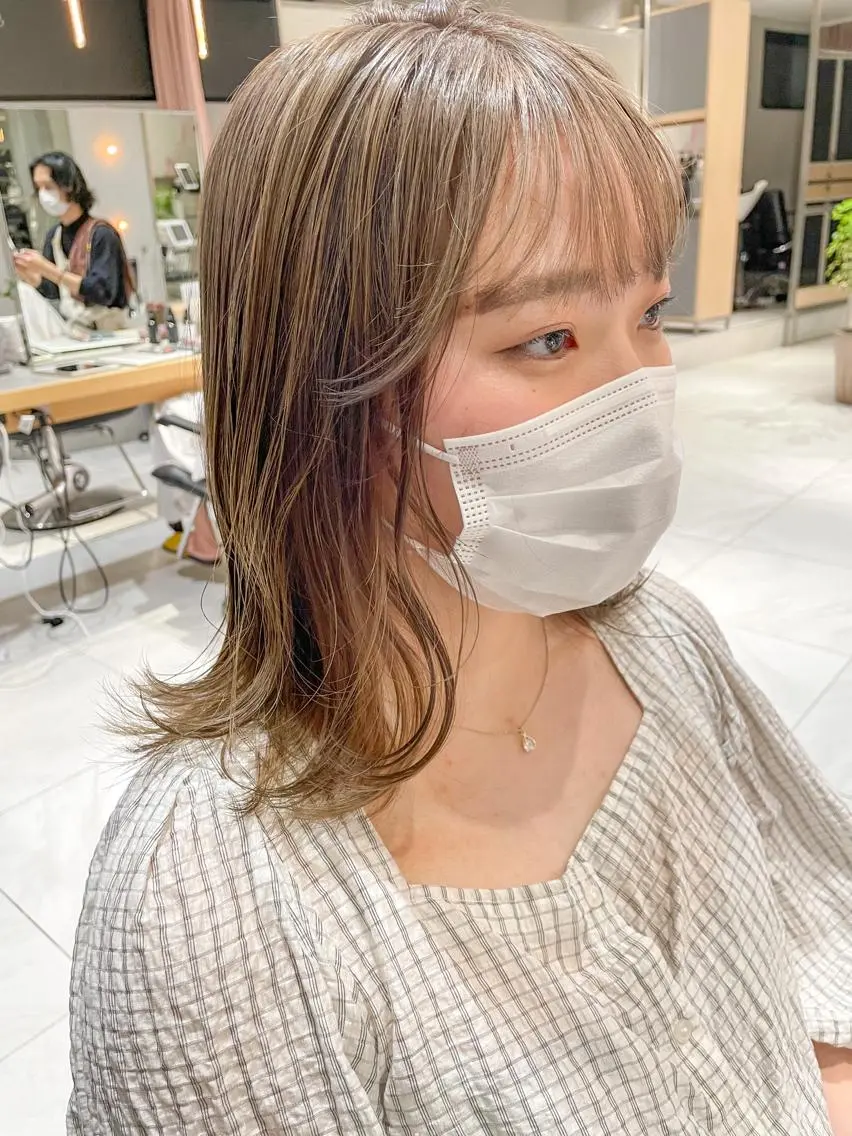 ショート カラー ヘアカラー トリートメント ヘッドスパ ヘアセット 圧倒的透明感カラー nana🦕のヘアスタイル