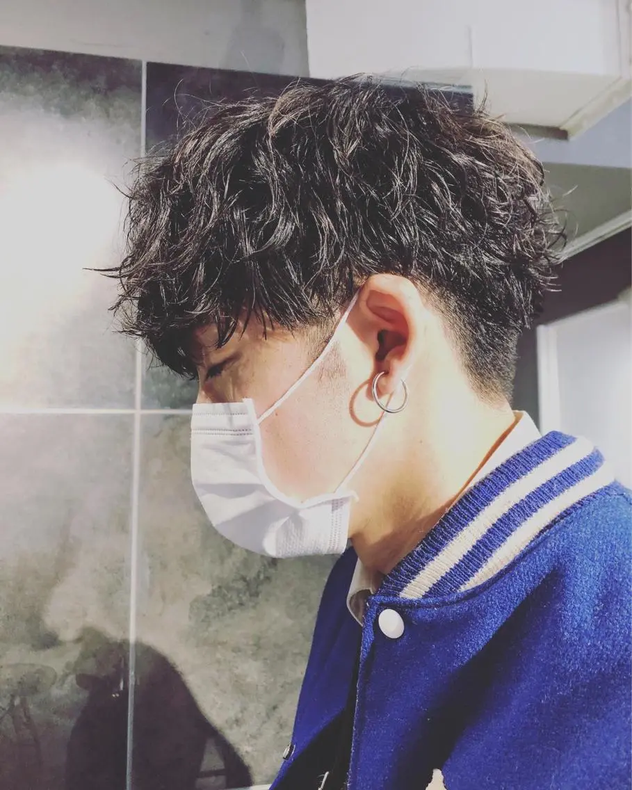 パーマ ヘアアレンジ メンズ カット パーマ トリートメント ヘアセット メンズ特化✂️栗原 侑也のヘアスタイル