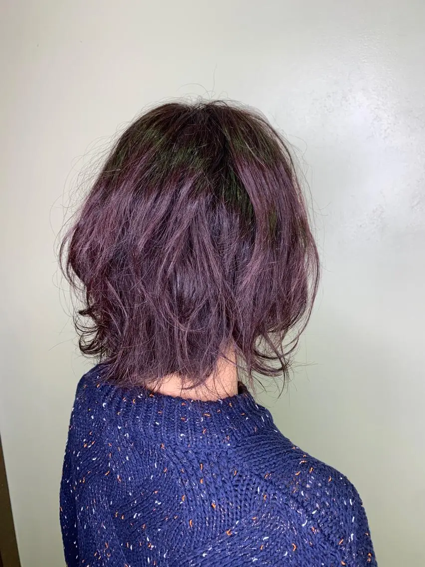 ミディアム カラー 今村 愛美のヘアスタイル