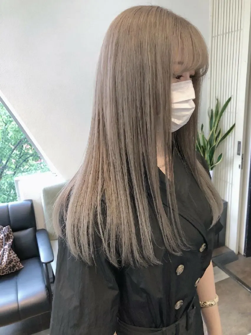 セミロング ヘアアレンジ カラー カット ヘアカラー トリートメント GiseL 博多 ジゼル 博多のヘアスタイル