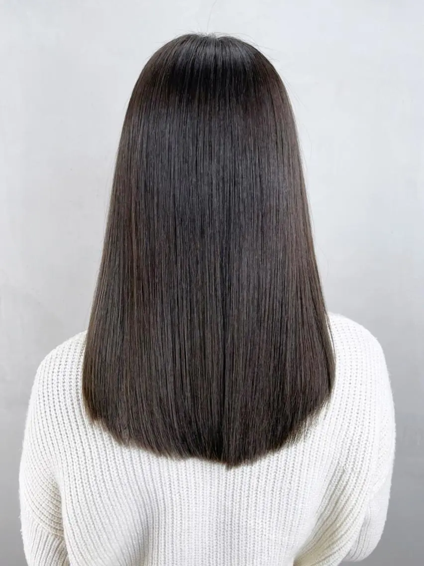 ミディアム カラー カット ヘアカラー トリートメント ITbyALBUM 八王子店のヘアスタイル