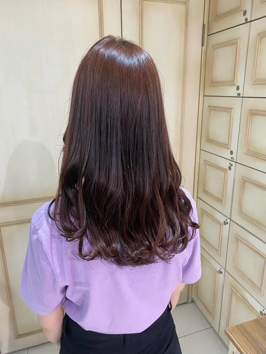 ロング カラー ヘアアレンジ 透明感カラー 古山 結季🌙🖤のヘアスタイル