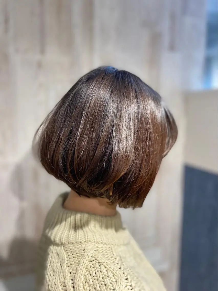 ショート ボブ カット トリートメント 太田 妃乃のヘアスタイル