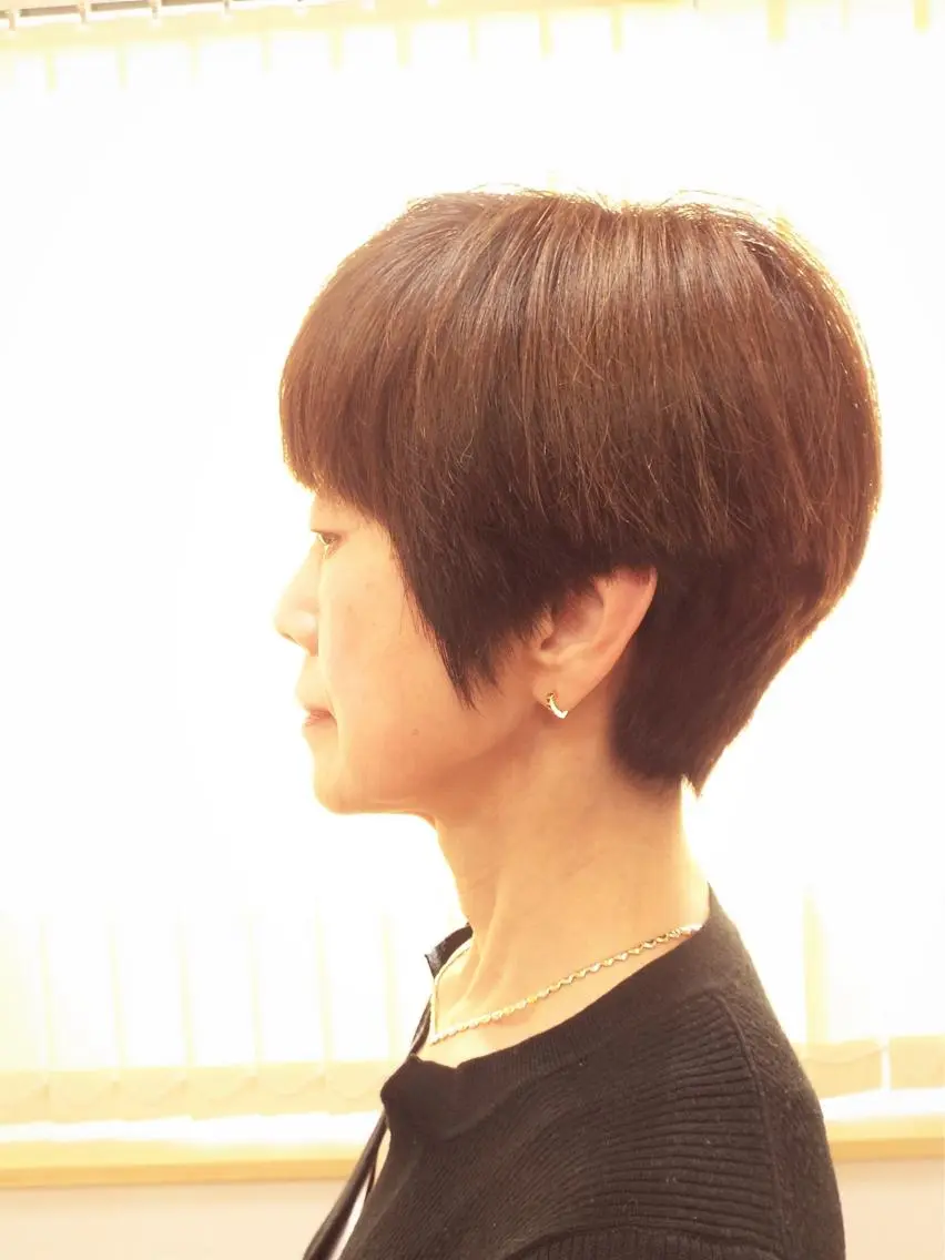 ショート カラー ボブ ショートヘア 山田 達也のヘアスタイル