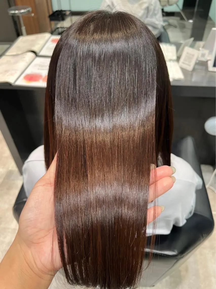 ミディアム 髪質改善 玉城 和磨のヘアスタイル