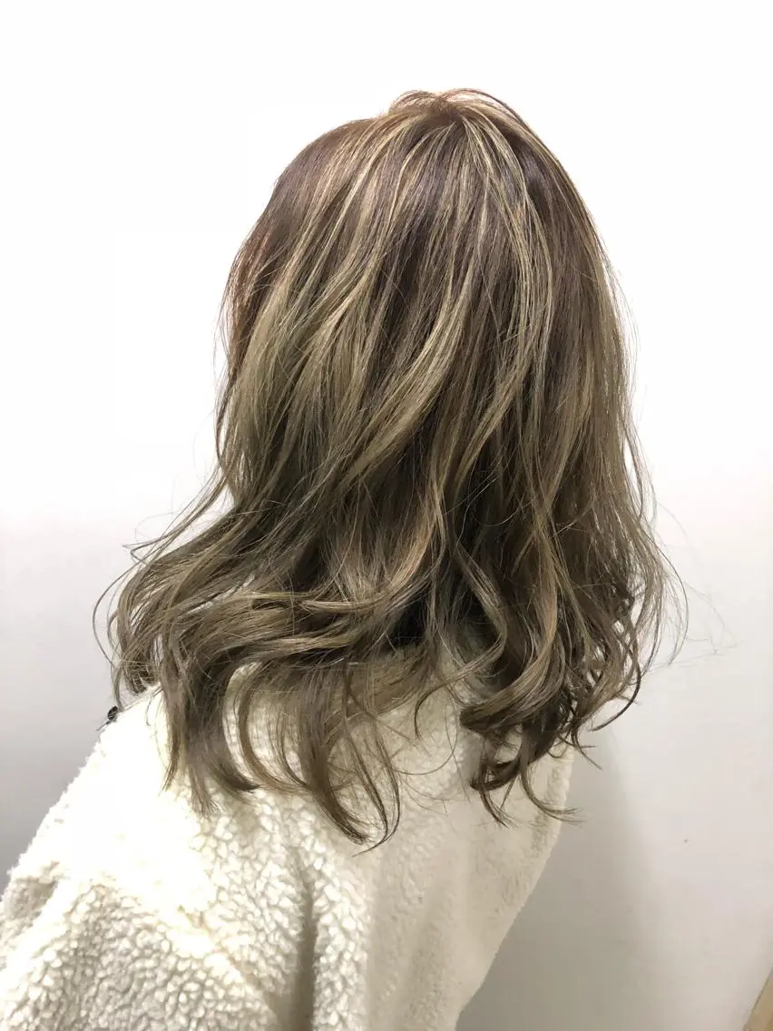 ロング カラー ヘアアレンジ ヘアカラー トリートメント コレットヘアー 田中アヤノのヘアスタイル