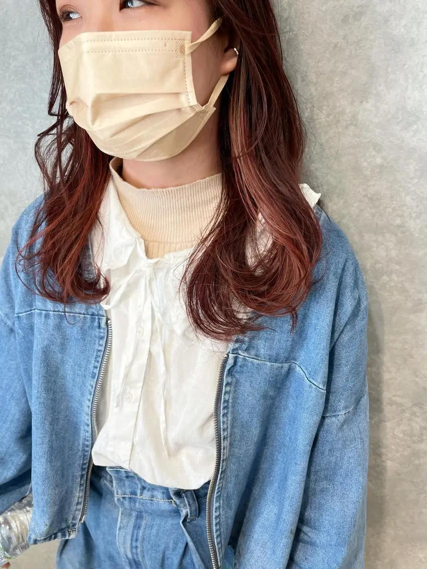 ロング カラー 東 みのりのヘアスタイル