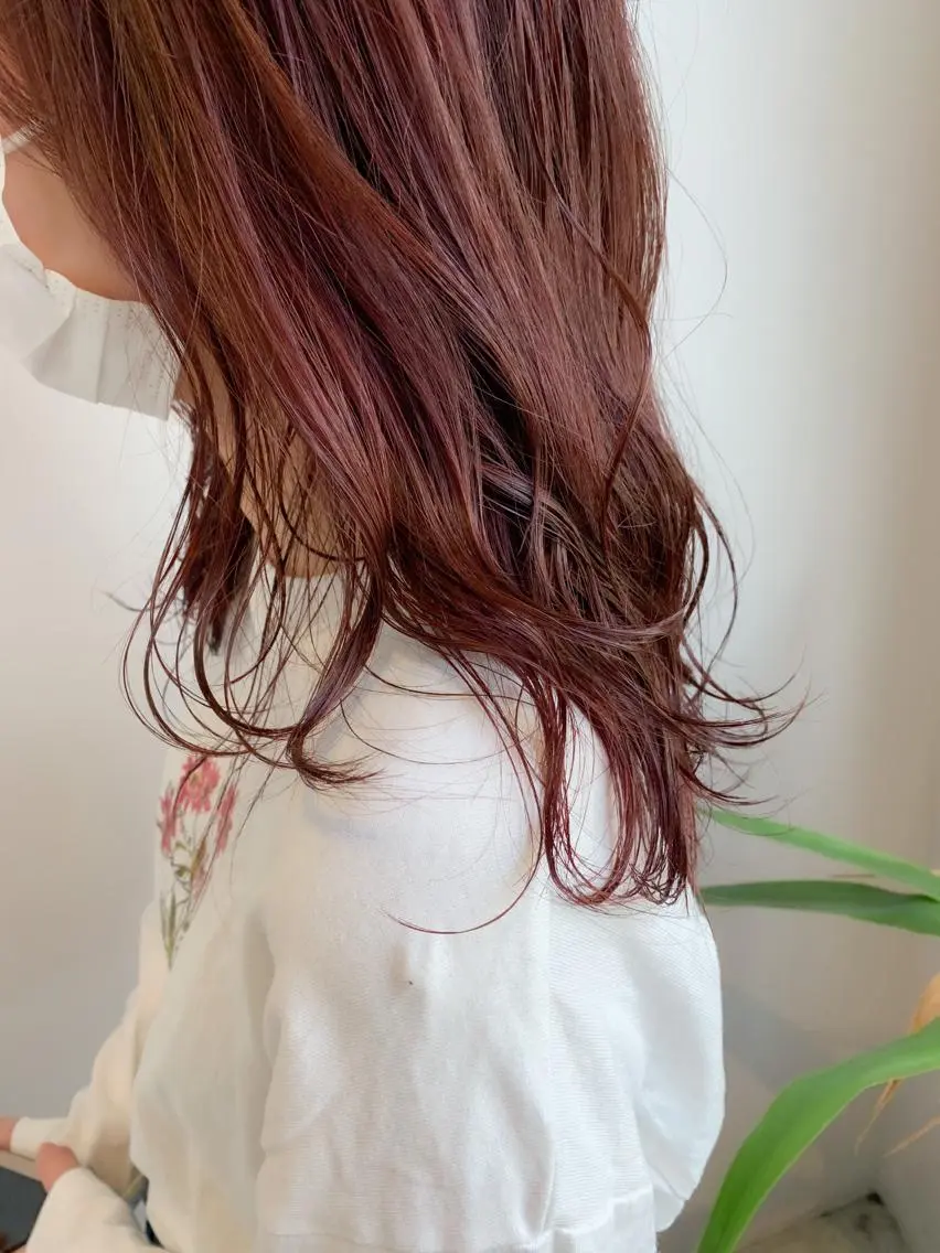 ミディアム カラー "小顔カット" Fuko.のヘアスタイル