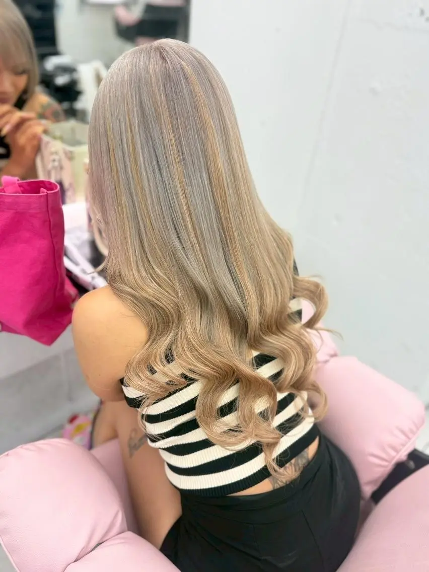 ロング エクステ エクステ Rover錦のヘアスタイル