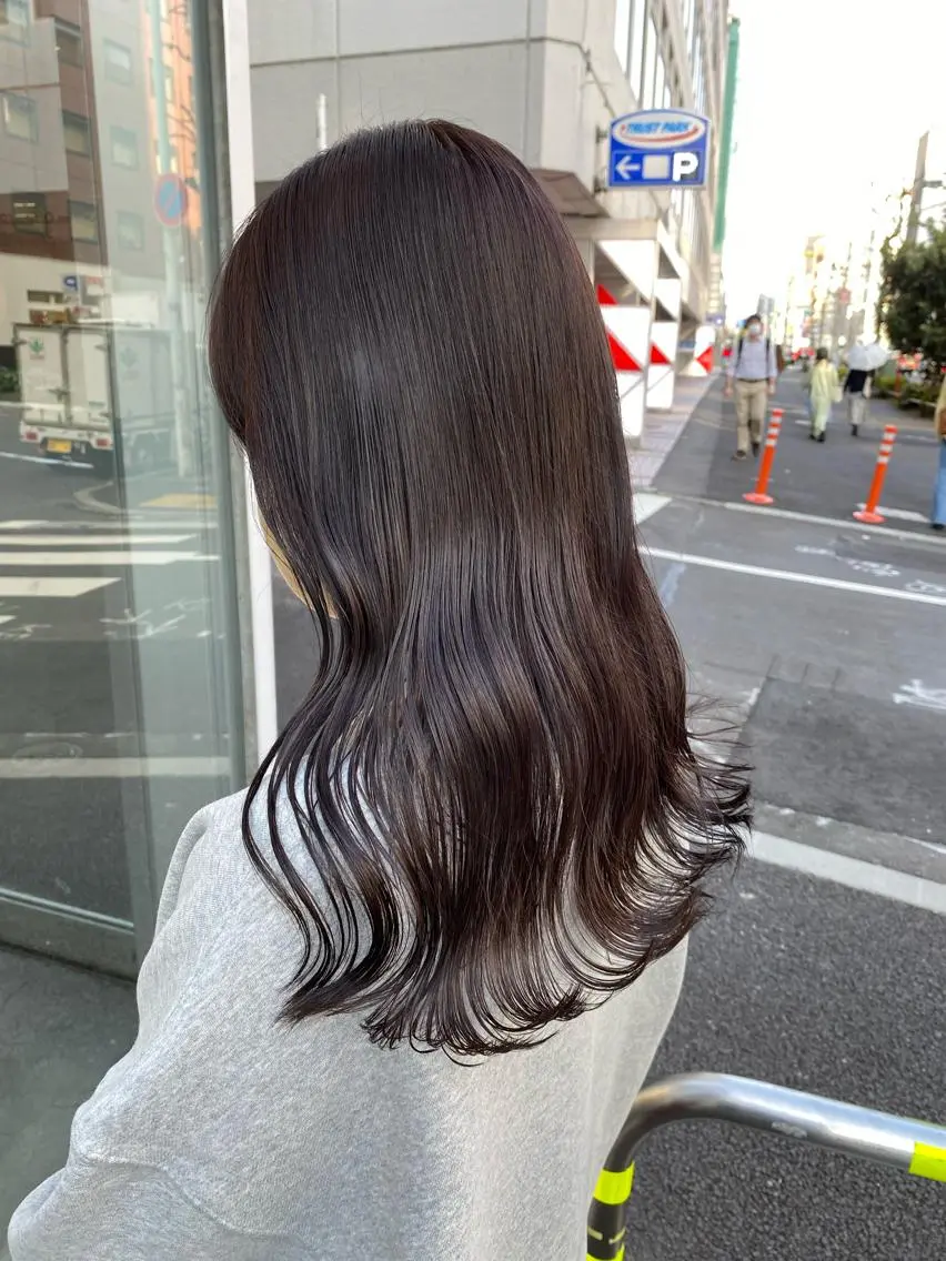 セミロング カラー ヘアアレンジ ハッシュカット/レイ ヤーカットArataのヘアスタイル