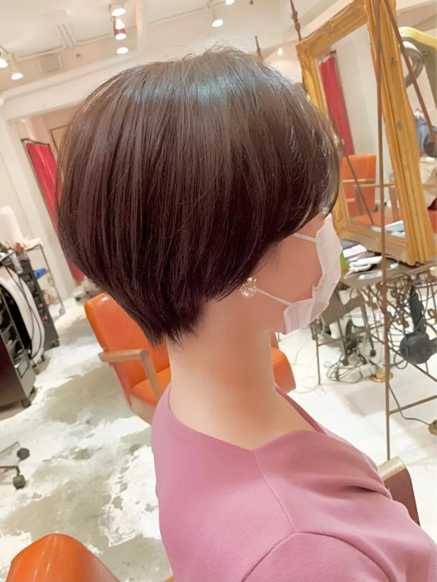 ショート カラー 大人女性ショート専門 tomodaのヘアスタイル
