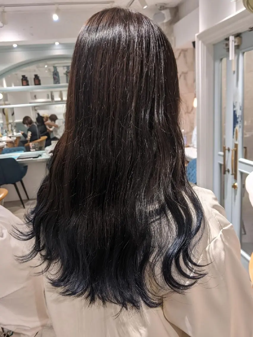 ロング カット ヘアカラー トリートメント 縮毛矯正/レイヤー 💎やまもとちひろのヘアスタイル
