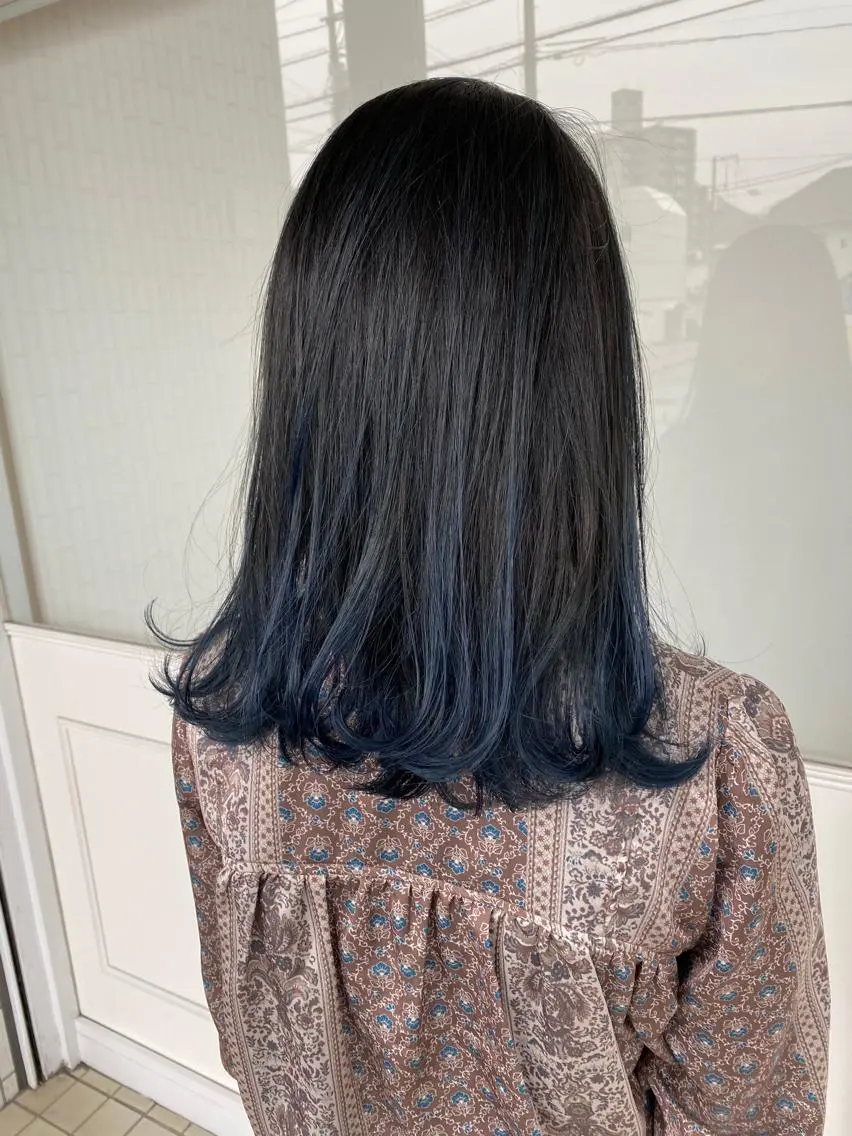 ミディアム カラー 杉田 健太のヘアスタイル