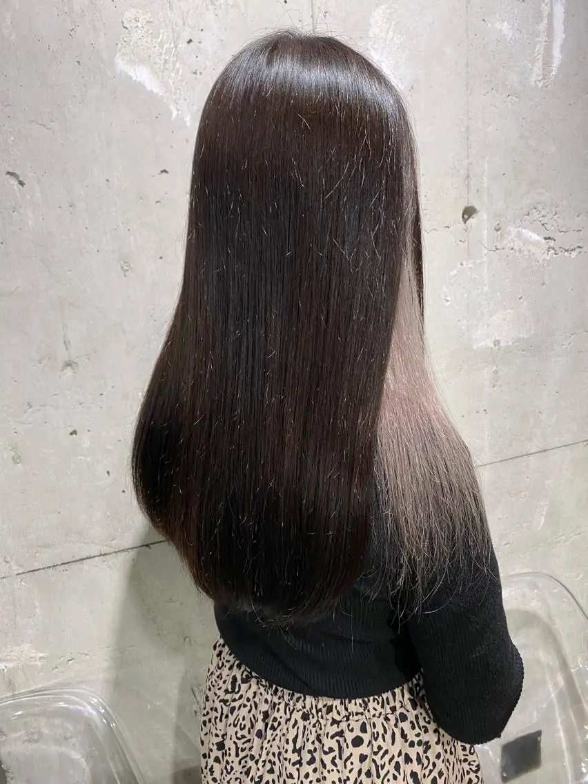 ロング カラー エフェクトブリーチ 🌟前澤啓太朗のヘアスタイル