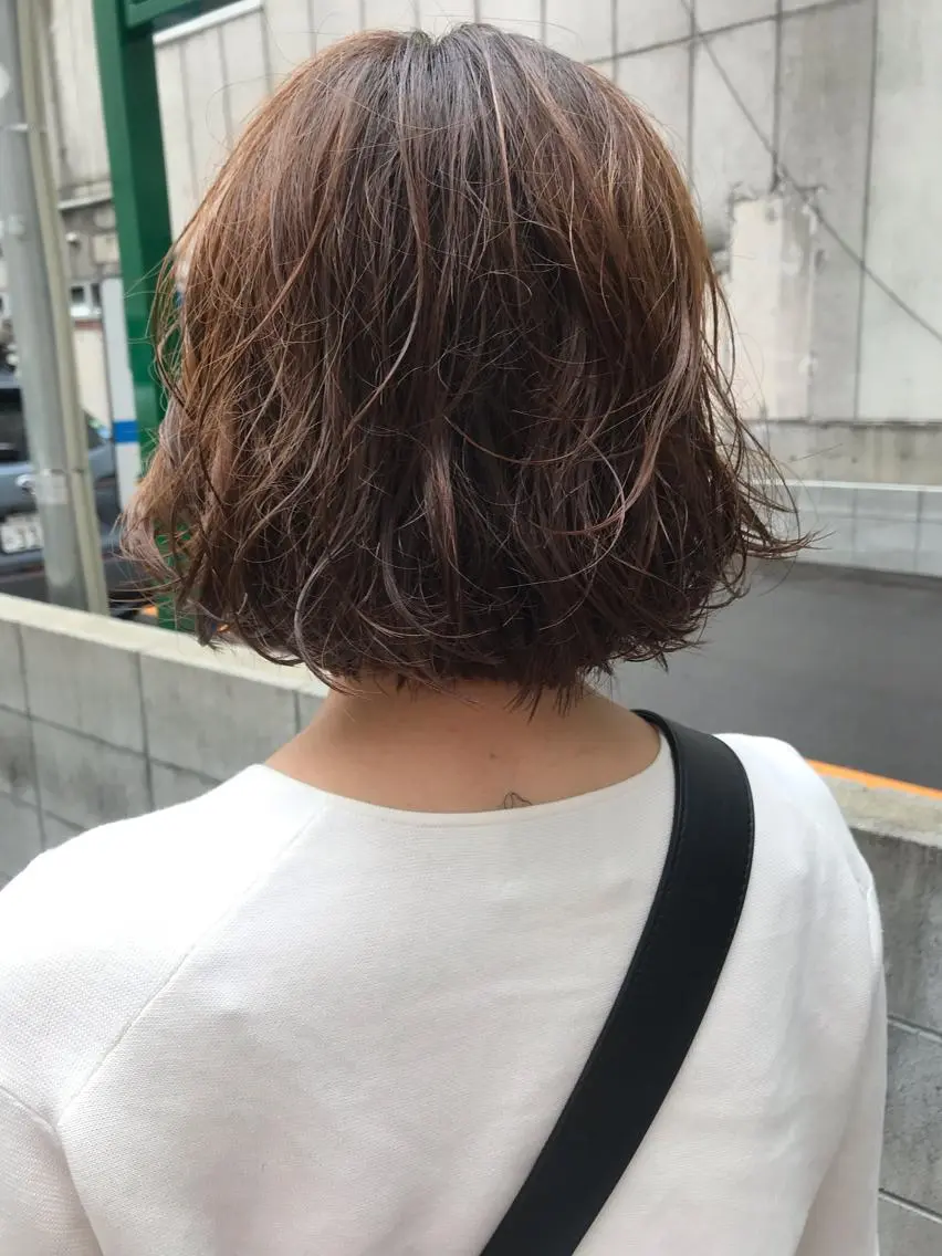 ショート カット パーマ トリートメント ayane⭐️ボブ・ ショート・パーマのヘアスタイル