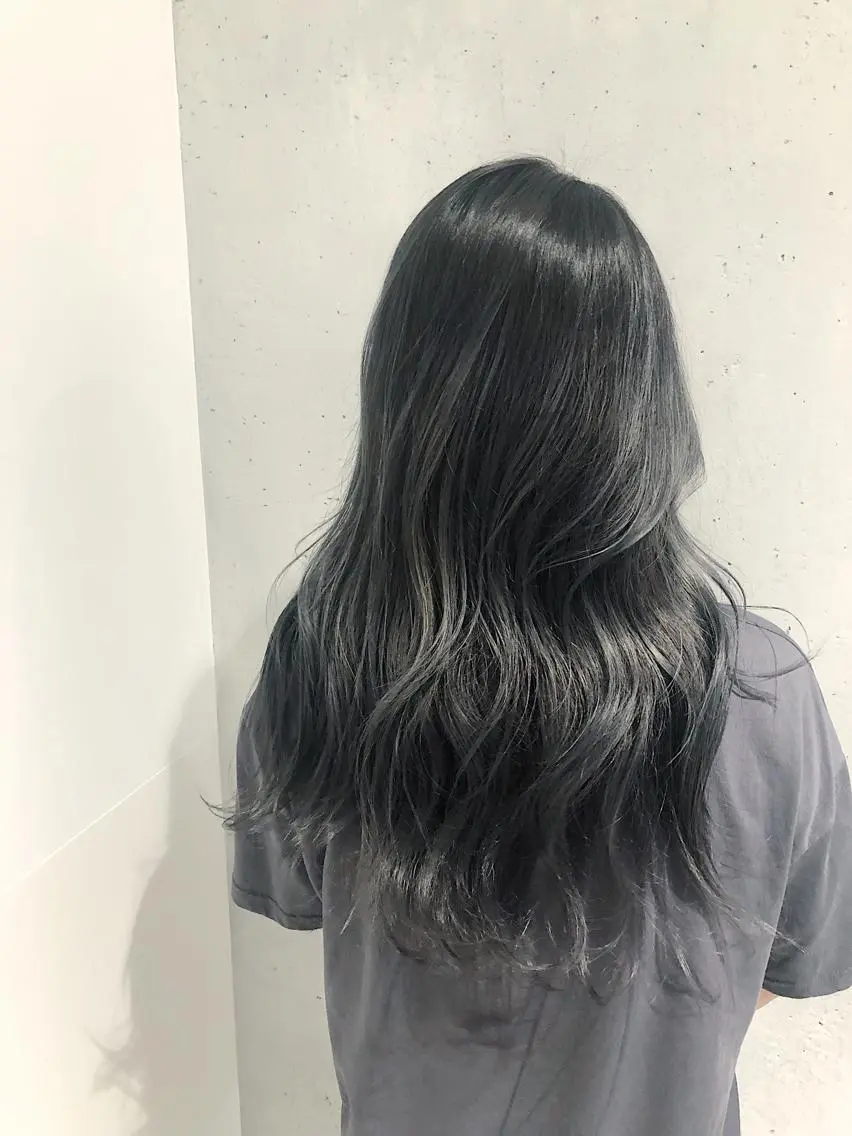 ロング カラー カット ヘアカラー トリートメント 髪質改善/顔まわり 石原のヘアスタイル