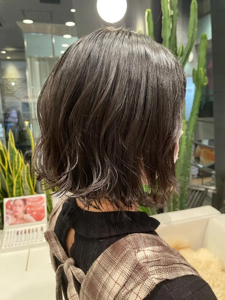 ショート ♡レイヤーボブ パーマ/うらら♡のヘアスタイル