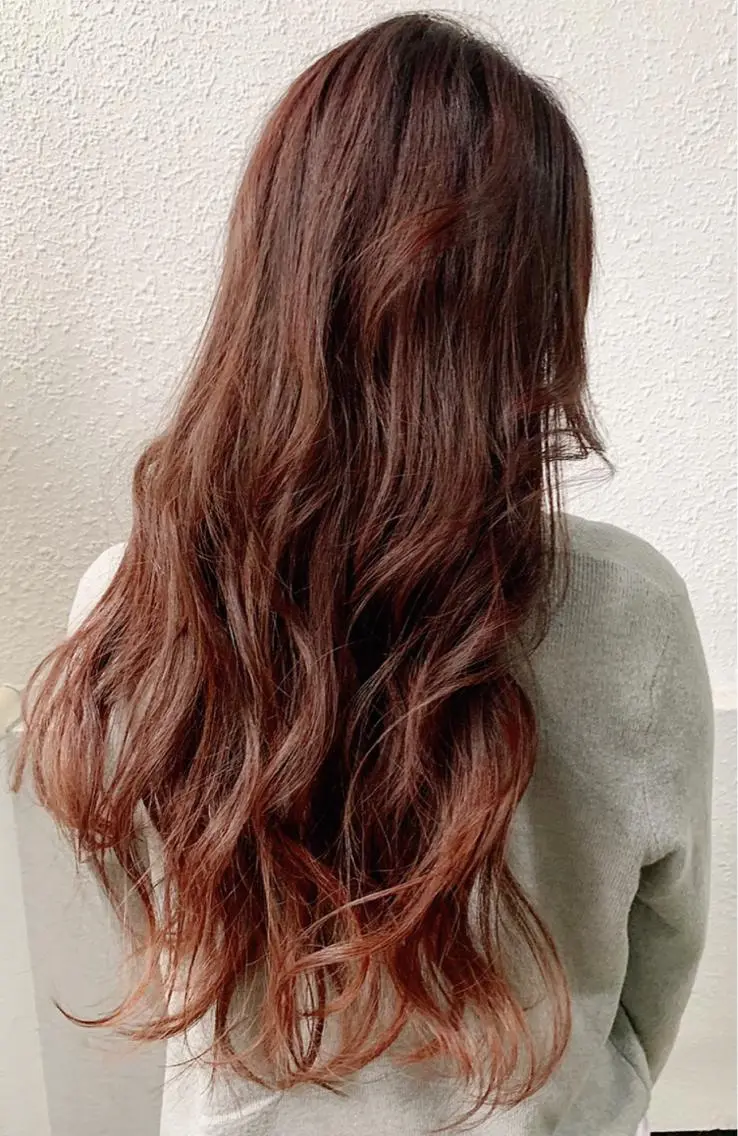 ロング カラー アッシュ バレイヤージュ ブリーチ デザインカラー グレージュ カット ヘアカラー 京都大人女性ショート 徒歩1分/秋山のヘアスタイル