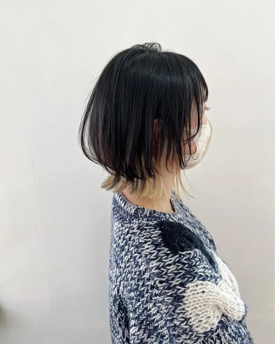 ショート ボブレイヤー ボブ レイヤーカット カット WATANABE MISAKIのヘアスタイル