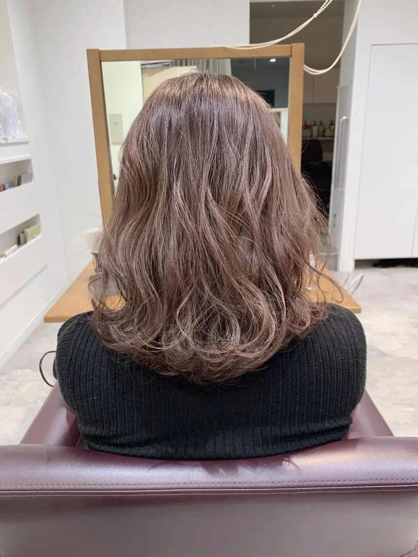 ロング カラー HAREru. モデル募集【戸塚】のヘアスタイル