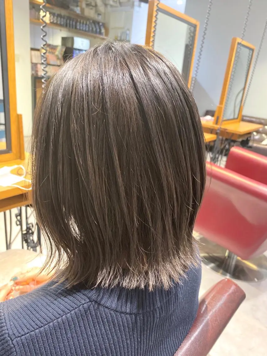 ショート カット ヘアカラー トリートメント 山形酸性ストレート 古川✂︎のヘアスタイル