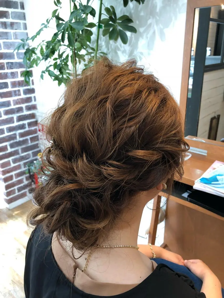 ミディアム ヘアセット 木下大地 HAIR Oneのヘアスタイル
