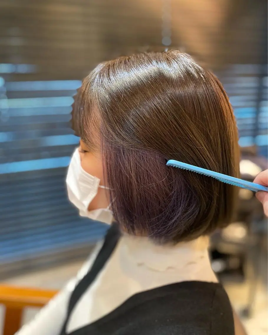 ショート カラー ヘアカラー ヨシダ フミノリのヘアスタイル