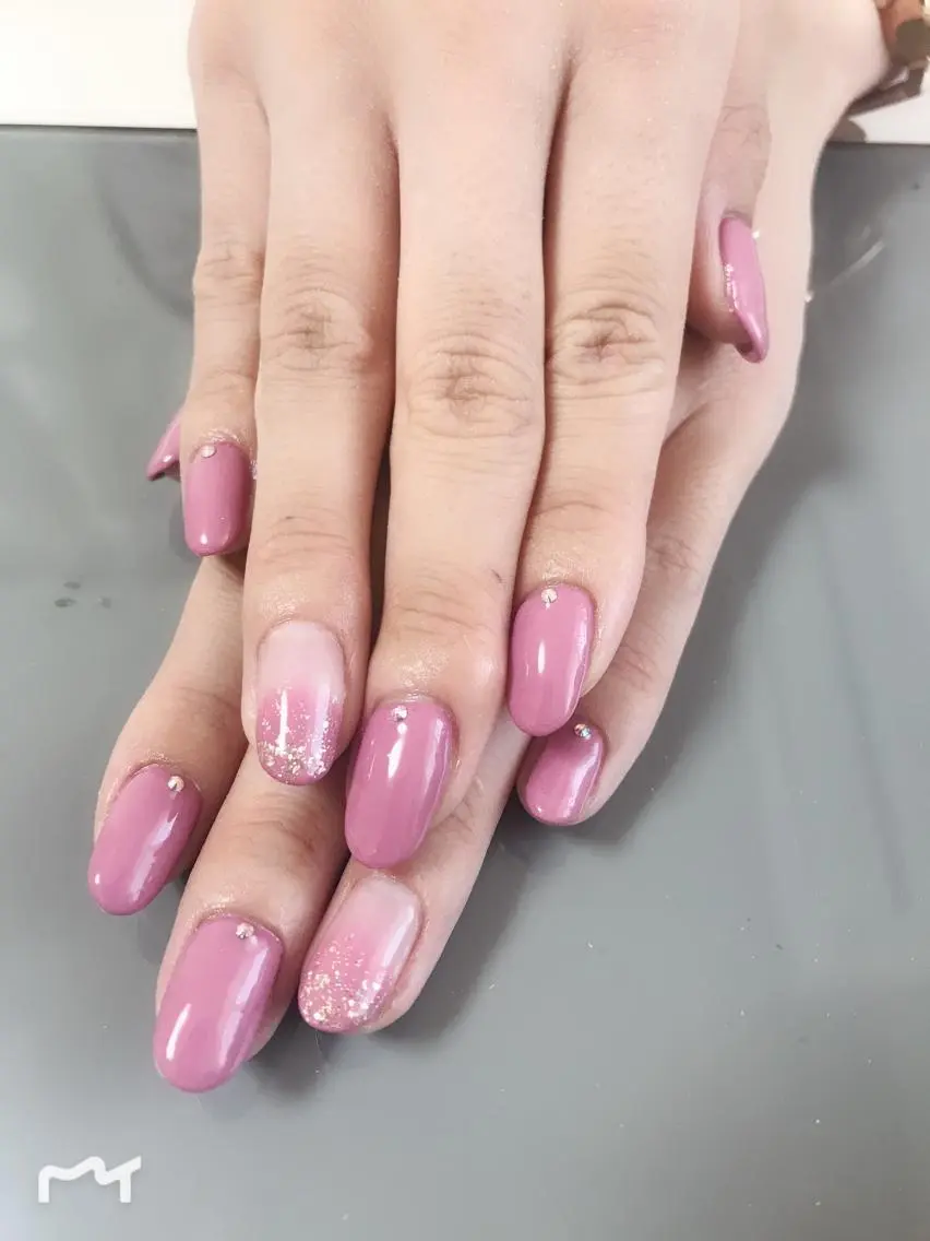 ネイル 持ち込み シンプルネイル ハンドネイル Masuko Yasukaのネイルデザイン